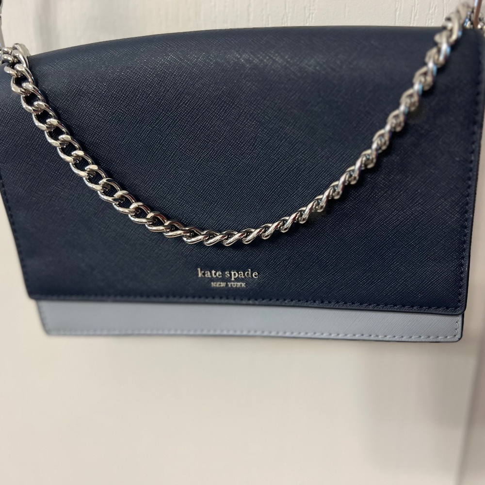 Kate spade Blue two tone crossbody